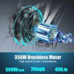 ANCHEER 26" Electric Bike for Adults with 500Wh Battery