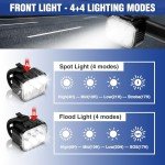 Ultra Bright Bike Lights Set - Rechargeable & Waterproof