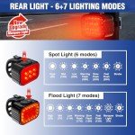 Ultra Bright Bike Lights Set - Rechargeable & Waterproof