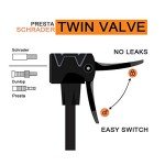 Ergonomic Pro Bike Pump with Pressure Gauge