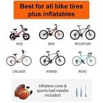 Ergonomic Pro Bike Pump with Pressure Gauge