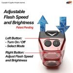 Hypershot 350 Lumen USB Rechargeable Bike Tail Light