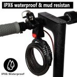 FXINRUIA Heavy-Duty Cable Bike Lock