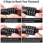 FXINRUIA Heavy-Duty Cable Bike Lock