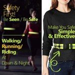 Reflective Sash for Safe Night Walking and Biking