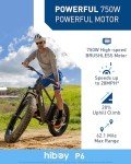Hiboy P6 Adult Electric Bike - 28MPH, 62 Miles