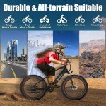 1400W Adult Electric Bike with Removable Battery