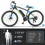 ANCHEER Hummmer 750W Electric Mountain Bike
