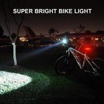 Ovetour 1000 Lumen USB Rechargeable Bike Light Set