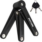 Sigtuna Folding Bike Lock with Mounting Bracket