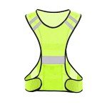 Reflective High-Visibility Running Vest with Pocket