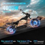 eAhora M1P Pro 4000W Electric Motorcycle for Adults