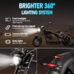 eAhora M1P Pro 4000W Electric Motorcycle for Adults