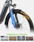 VEEFA X2 Electric Bike for Adults - 24MPH Speed