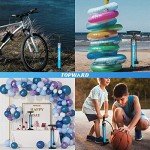 Portable Bike Tire Pump with Ball Inflation Needle