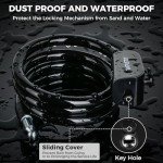 High-Quality Bike Lock with Key and Mounting Bracket