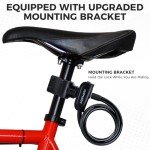 High-Quality Bike Lock with Key and Mounting Bracket