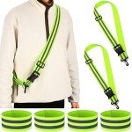 Saintrygo 6 Pcs High Visibility Reflective Straps