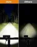 9000 Lumen Rechargeable Bike Light Set