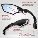 Hafny HD Handlebar Bike Mirror - Anti-Glare