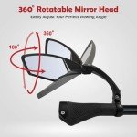 Hafny HD Handlebar Bike Mirror - Anti-Glare
