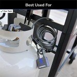 Brinks 6 ft Flexible Steel Loop Cable - Gray