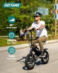 Gotrax S3 Folding Electric Bike with Fat Tires