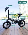 Gotrax S3 Folding Electric Bike with Fat Tires