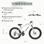 Max4out 26" Fat Tire Mountain Bike - 21 Speed