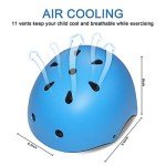 BURSUN Adjustable Kids Bike Helmet - 5 Colors