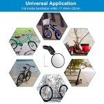 Adjustable 360° Bar End Bicycle Mirrors - 2 Pack