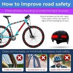Reflective Sticker Kit for Bike and Helmet Safety