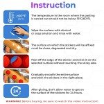 Reflective Sticker Kit for Bike and Helmet Safety