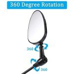 Accmor 2 Pack Adjustable Bike Helmet Mirrors