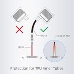 Compact Electric Bike Pump with Presta & Schrader Valves