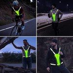 USB Rechargeable LED Reflective Cycling Vest