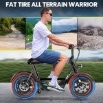 Caroma Peak 1200W Electric Scooter with Seat