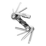Topeak Mini 9-Function Bike Tool, Black/Silver