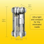 Topeak Mini 9-Function Bike Tool, Black/Silver