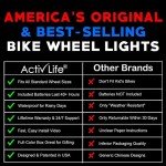 Color-Changing LED Bike Wheel Lights for All Bikes