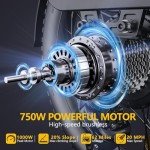 Folding Electric Bike with 62-Mile Range