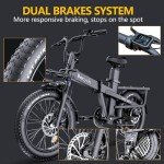 Folding Electric Bike with 62-Mile Range