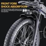 Folding Electric Bike with 62-Mile Range