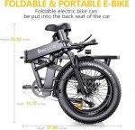 Folding Electric Bike with 62-Mile Range