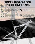 SAVADECK Carbon Fiber 27.5" Dual Suspension Mountain Bike