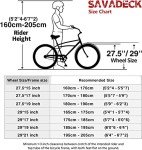 SAVADECK Carbon Fiber 27.5" Dual Suspension Mountain Bike