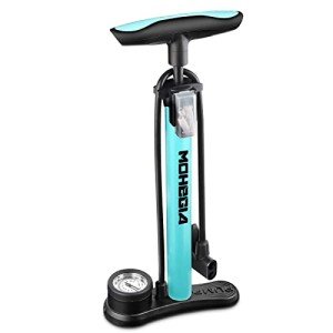 MOHEGIA High-Pressure Bike Floor Pump with Gauge
