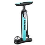 MOHEGIA High-Pressure Bike Floor Pump with Gauge