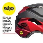 BELL Revolution MIPS Adult Bike Helmet - Black/Red