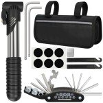 Ultimate Bicycle Repair Kit with Tire Pump
